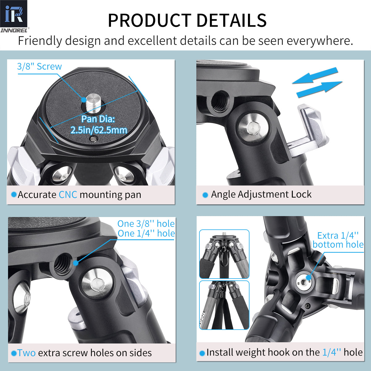 INNOREL KT324C has two extra holes that can connect more devices