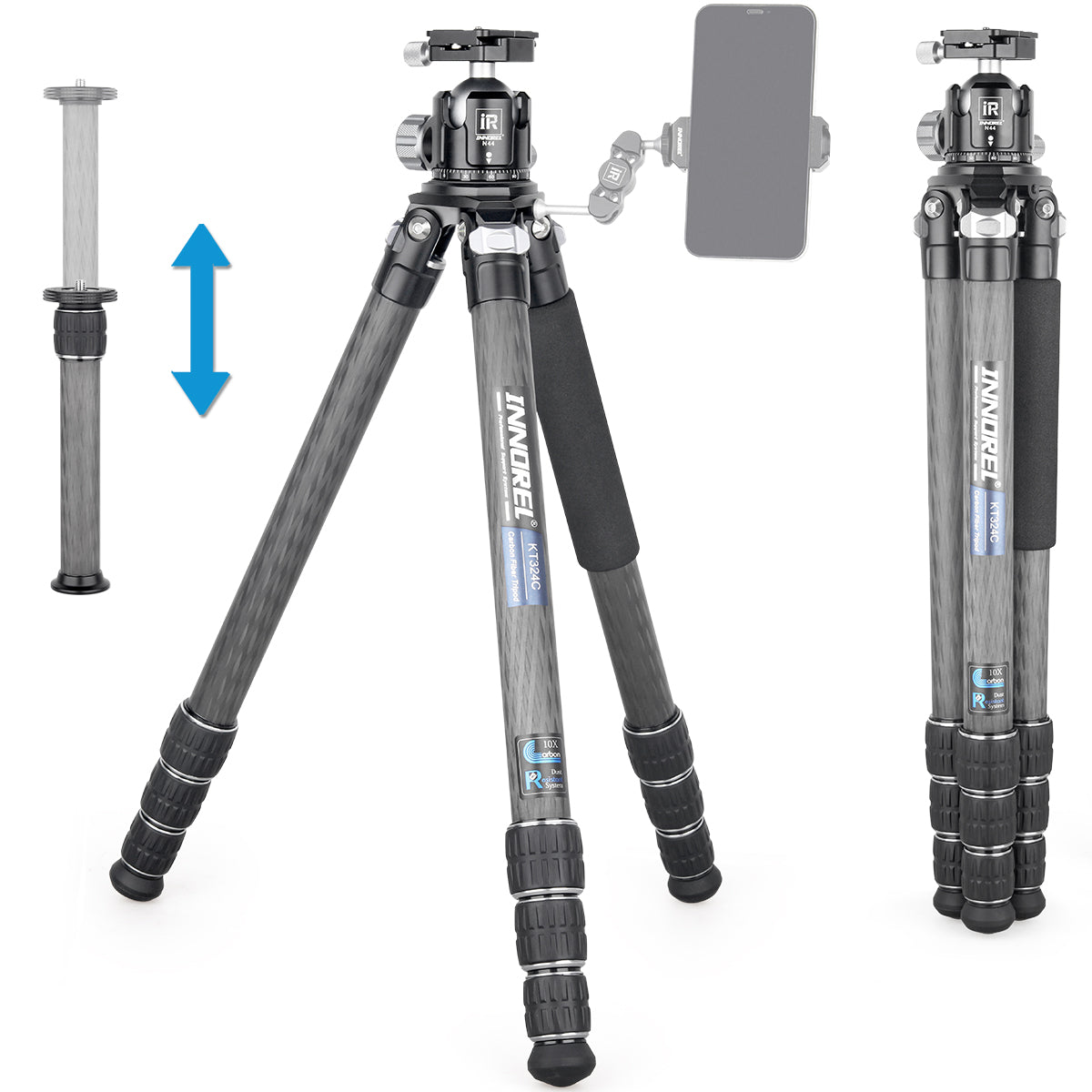 Carbon Fiber Travel Tripod INNOREL KT324C