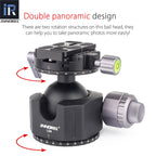 L54 ballhead has two rotation structures to help you to take panoramic photo