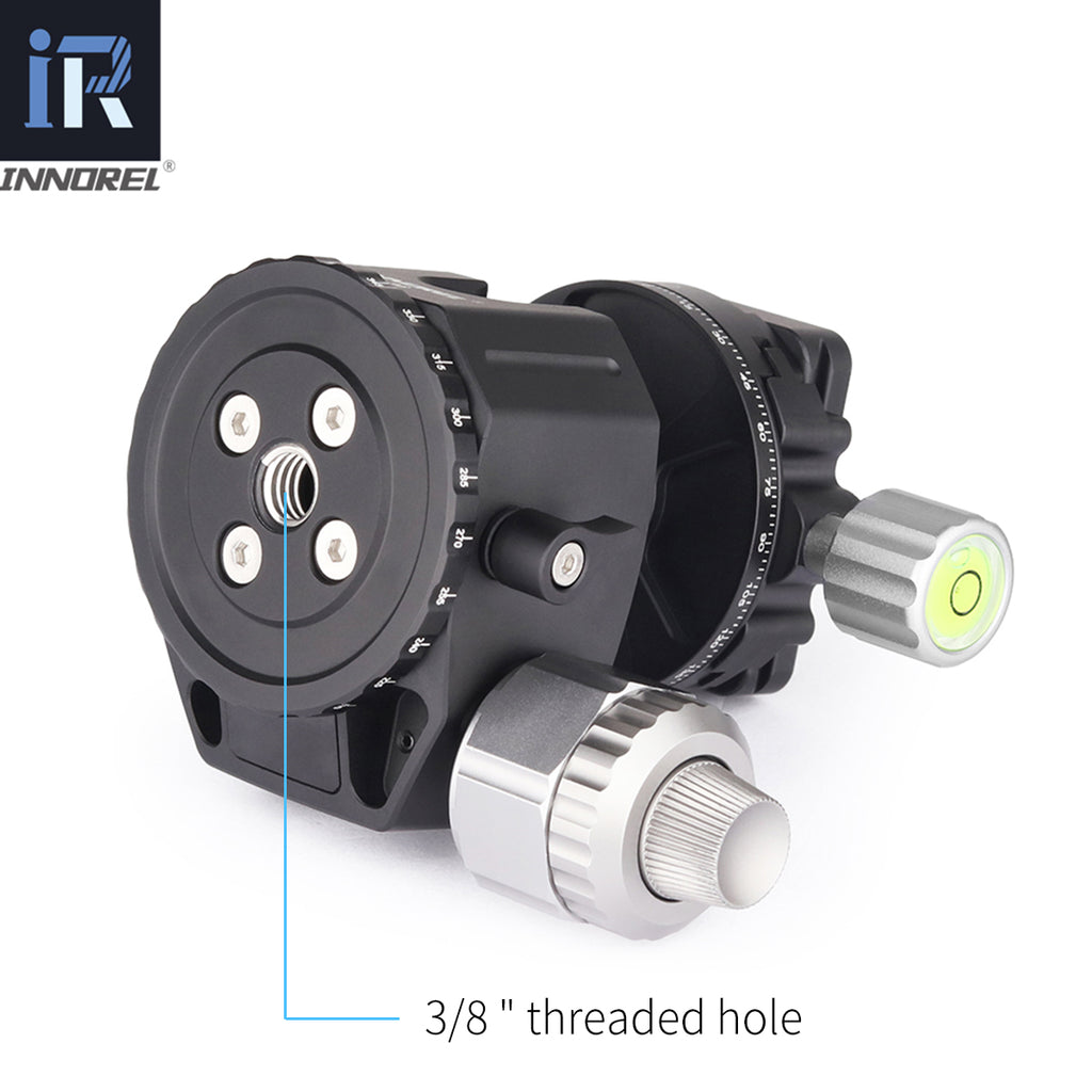 The bottom of the L54 ball head has a 3/8 "threaded hole