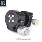 The bottom of the L54 ball head has a 3/8 "threaded hole