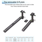 Long Focus Telephoto Lens Bracket Lengthened Quick Release Plate Camera Clamping Pillar For Arca Swiss Tripod Head Bird Watching