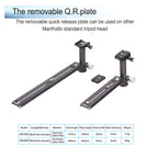INNOREL LBK250M/LBK400M Telephoto Long-Focus Lens Bracket Clamping Pillar Camera Support Holder Nodal Slide Plate For Hydraulic Manfrotto Tripod Head