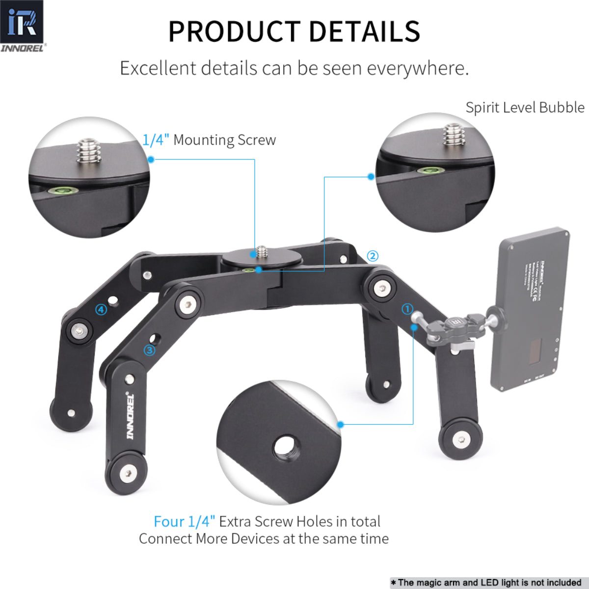 INNOREL MH7 Folding Type M Mini Desktop Tripod