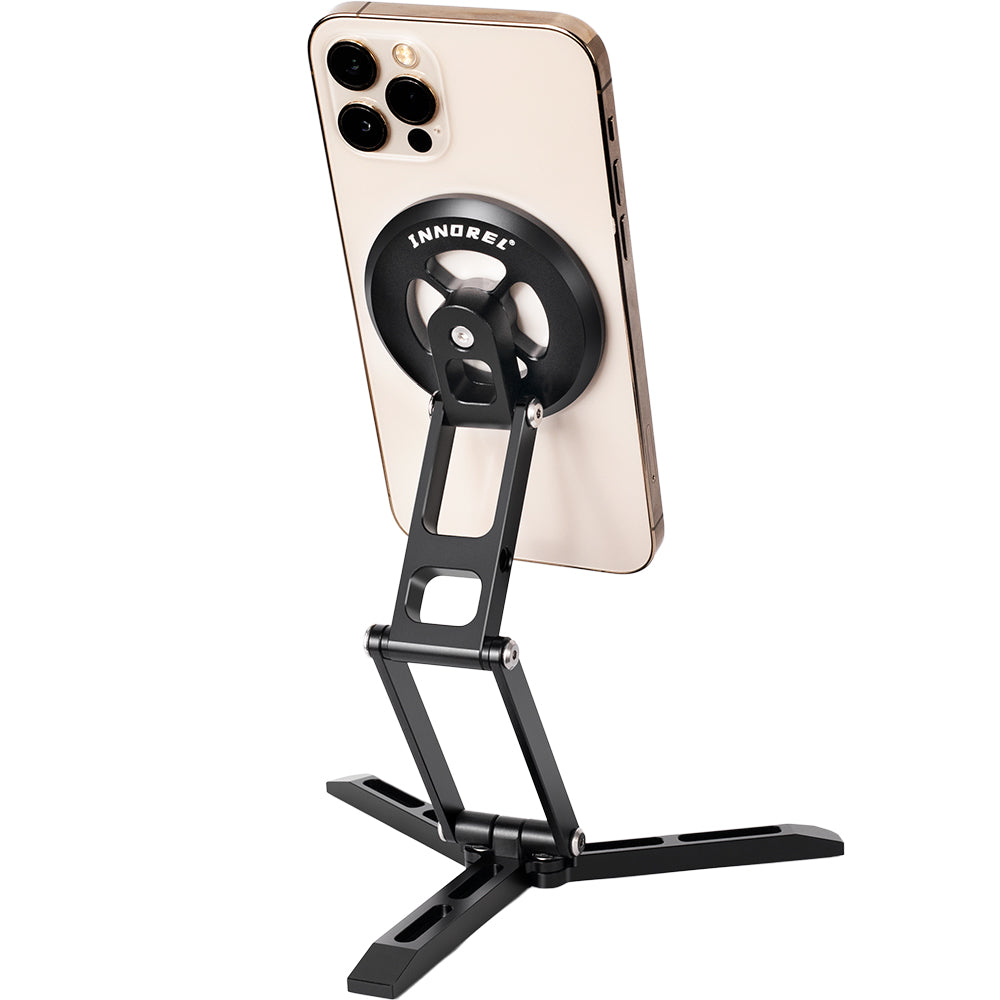 INNOREL MS6 Lightweight Aluminum Alloy Handheld Selfie Stick, 3-Axis Foldable & Adjustable with Arca-Swiss Quick Release Plate