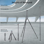 MT70 tripod&monopod height up to 185cm