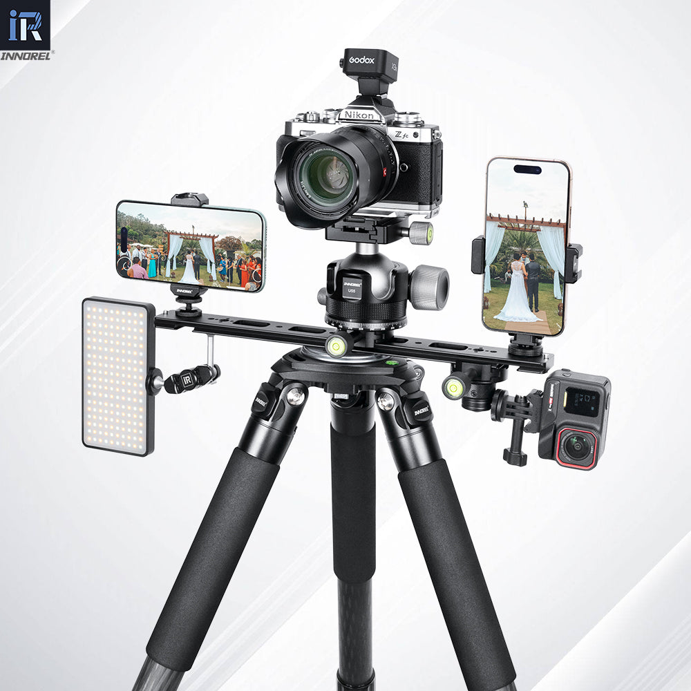  360mm Multi-Purpose Dual Dovetail Long Quick Release Extender Rail Sliding Plate