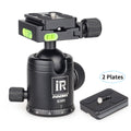 All metal CNC panorama camera tripod ball head ball INNOREL B36N with 2 quick release plate