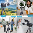 P254CF is suitable for cameras, smartphones, Ring Light
and Camcorder