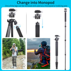 P254C one of the legs can be removed and used as a monopod or trekking pole