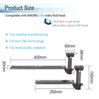 INNOREL LBK250M/LBK400M Telephoto Long-Focus Lens Bracket Clamping Pillar Camera Support Holder Nodal Slide Plate For Hydraulic Manfrotto Tripod Head