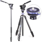 MT70C Carbon Fiber tripod compact with Fast Flip Buckle