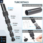 INNOREL high quality aluminum alloy RM325A is equipped with one-piece gasket,anti falling hold on long spike for fastening
