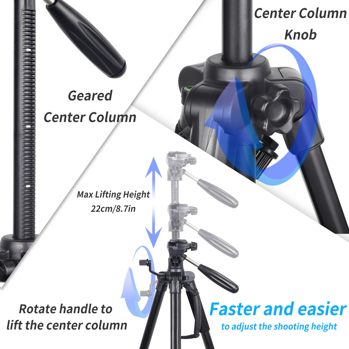 Travel Aluminum Camera Tripod INNOREL RT10
