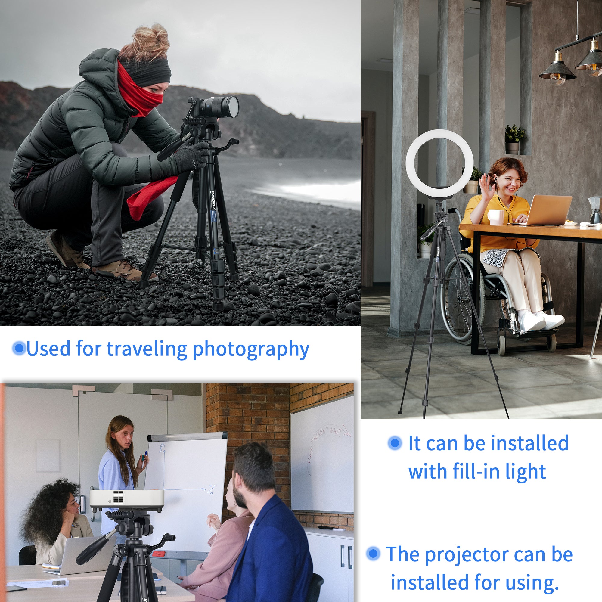 RT10 is suitble for traveling photography, fill-in light, projector