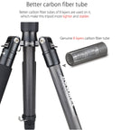 The RT50C tube is made of 8 layers of carbon fiber, making it lighter but more stable