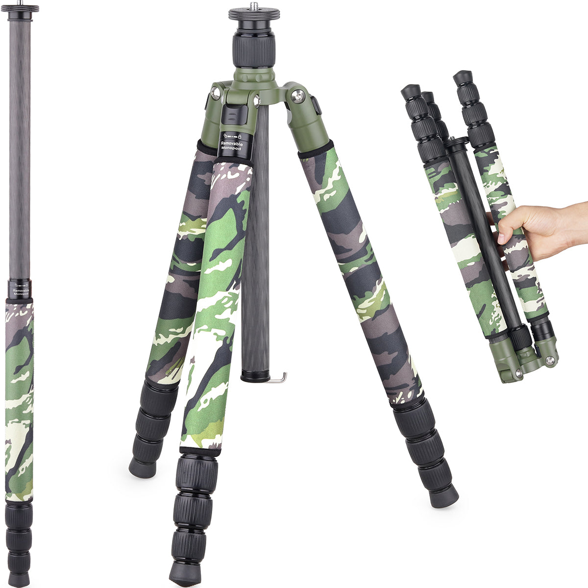 Carbon Fiber Camera Tripod Monopod INNOREL RT75CG