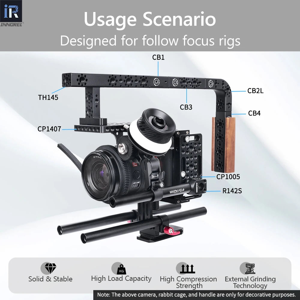 INNOREL R085S R104S R142M R178M 15mm Follow Focus Rod