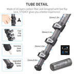 Carbon Fiber Bowl Tripod-INNOREL ST324CF Professional Heavy Duty Camera Tripod with Bowl Adapter