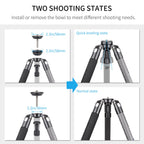professional carbon fiber tripod legs stand lightweight tripod tall tripod best travel tripod ultra stable camera tripod stand for dslr camcorder Travel Tripod Reliable Stability