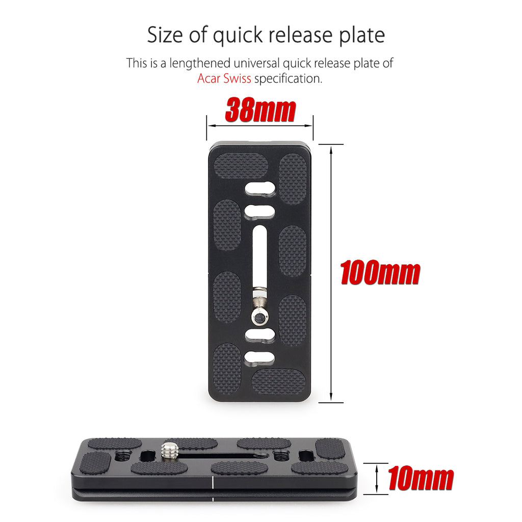 INNOREL CH5 Size of quick release plate