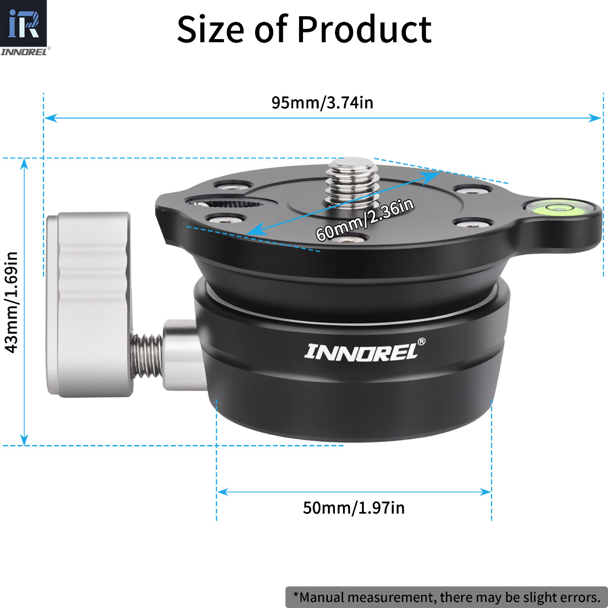 INNOREL Univeral Tripod Leveling Base LB50