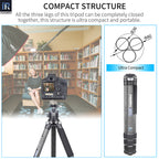 Used Carbon Fiber Camera Tripod 36mm Tube INNOREL KT364C+N52(Only Europe has inventory)
