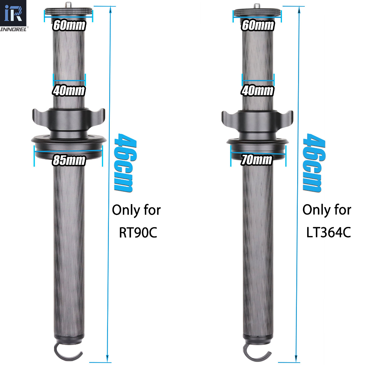 Used INNOREL ER40C Carbon Fiber Tripod Center Column (Only Europe has inventory)