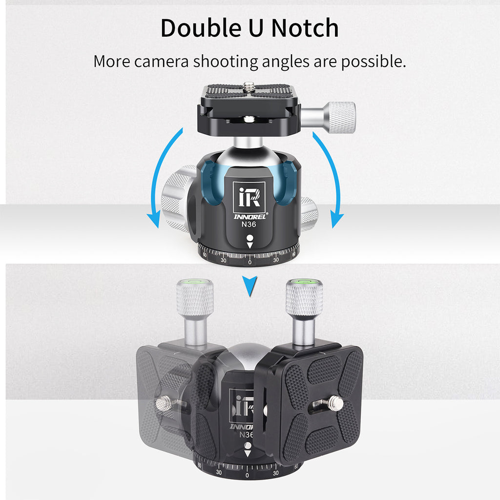 Used INNOREL N36 Low Profile Panoramic Tripod Ball Head (Only Europe has inventory)