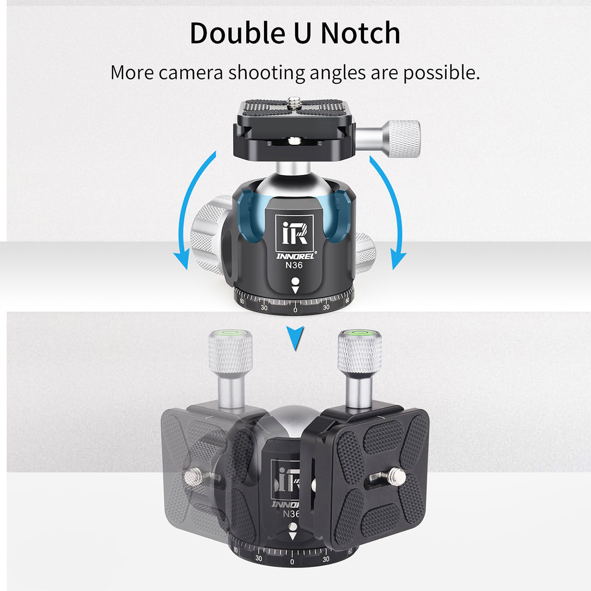 Used INNOREL N36 Low Profile Panoramic Tripod Ball Head (Only Europe has inventory)