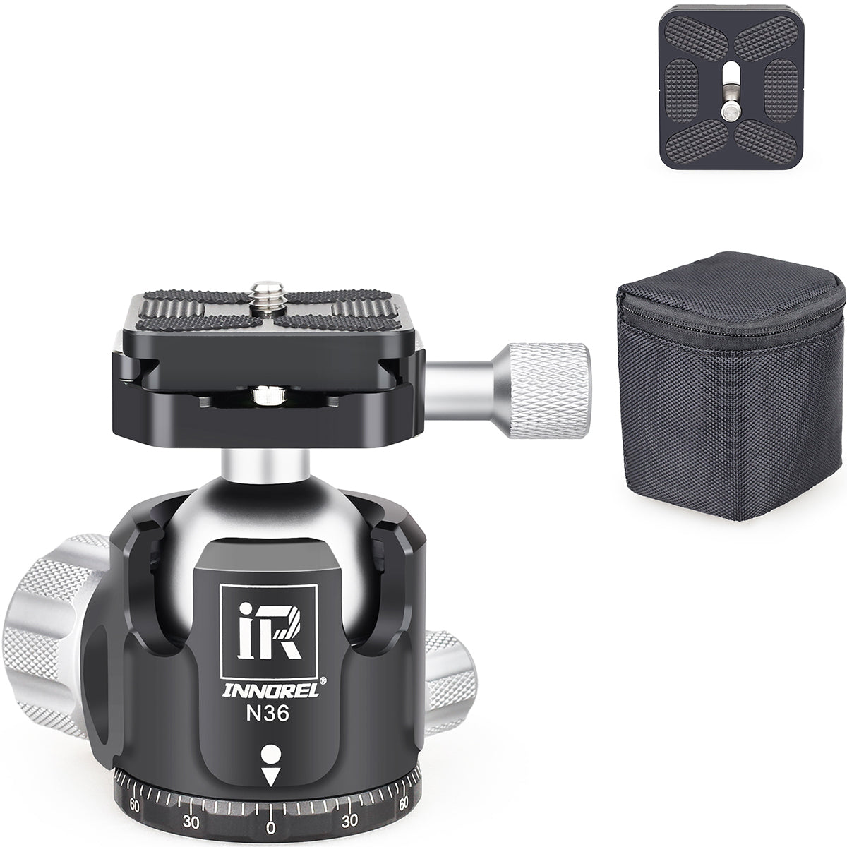 Used INNOREL N36 Low Profile Panoramic Tripod Ball Head (Only Europe has inventory)