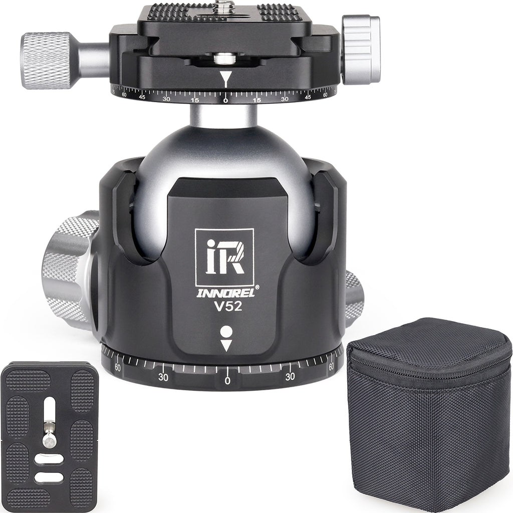 Camera ball head with INNOREL branding on a white background