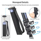 Used Professional Video Travel Monopod Kit-INNOREL VM70K+F60(Only the Europe has inventory)