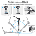 Used Professional Video Travel Monopod Kit-INNOREL VM70K+F60(Only the Europe has inventory)