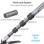 VM75CK monopod has adjustable twist locks. Very convenient.