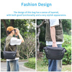 INNOREL CB0621 DSLR Travel Waterproof Camera Sling Bag(Only Canada has inventory)