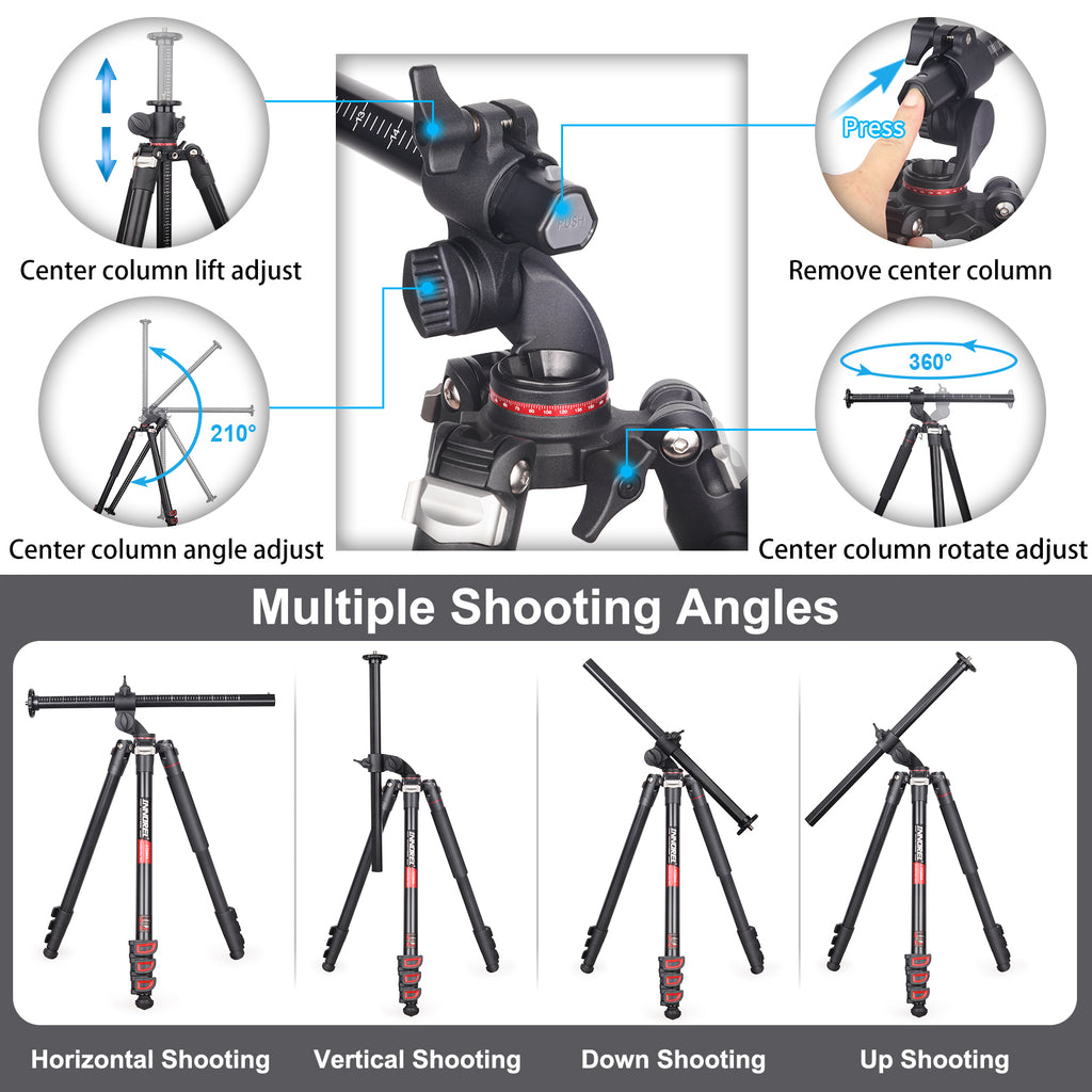 Europe Used Aluminum Alloy Horizontal Tripod INNOREL YT284A