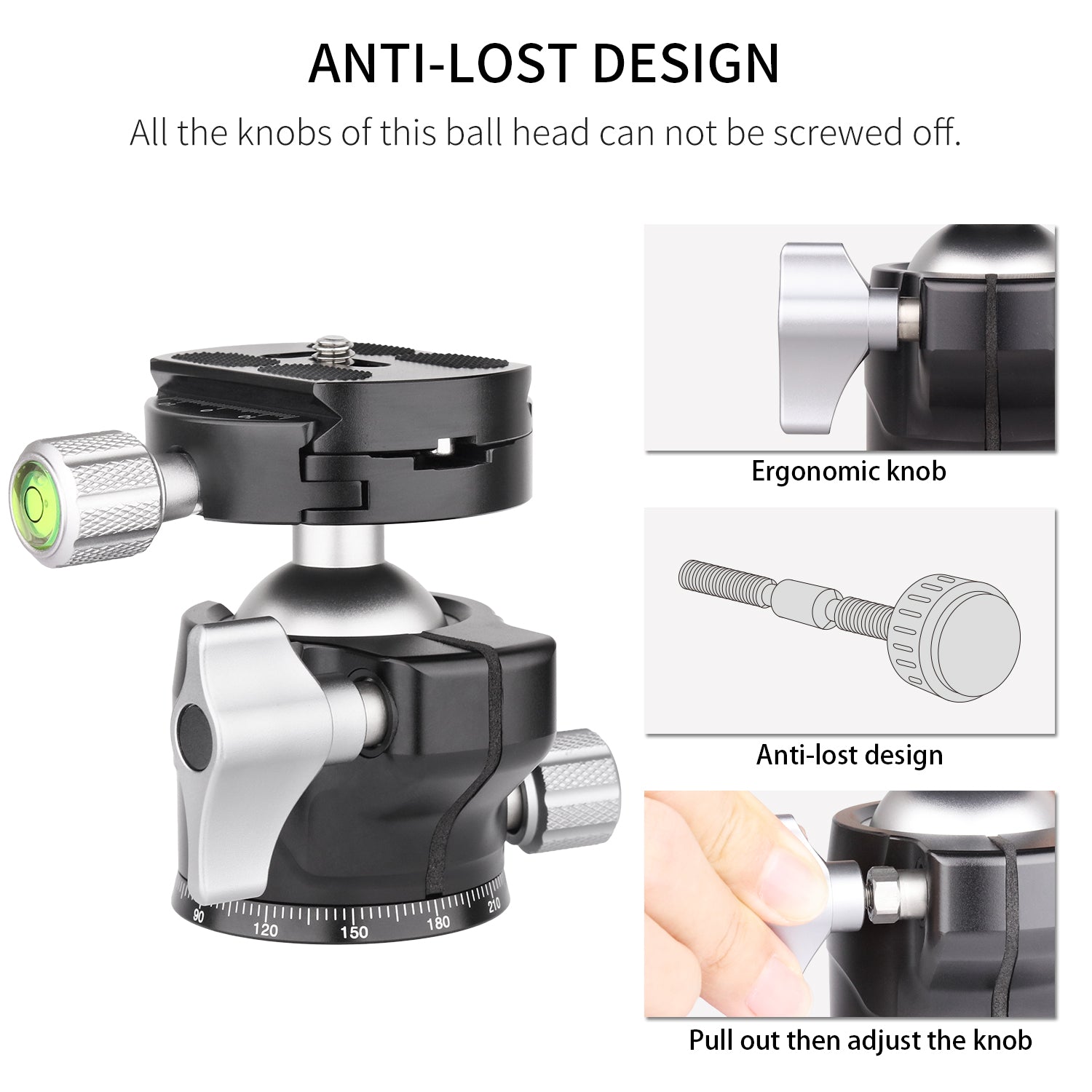 Europe Used Low Profile Tripod Ball Head INNOREL E34/E40