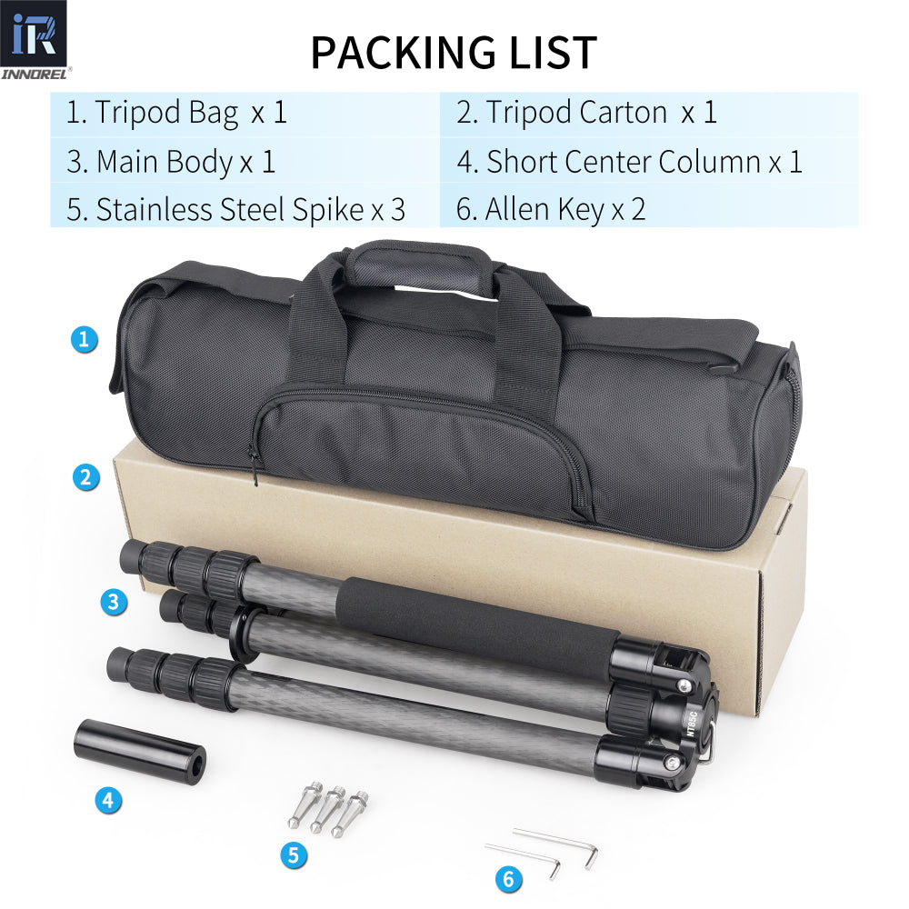 Carbon Fiber Tripod  Monopod for DSLR Camera INNOREL NT85C