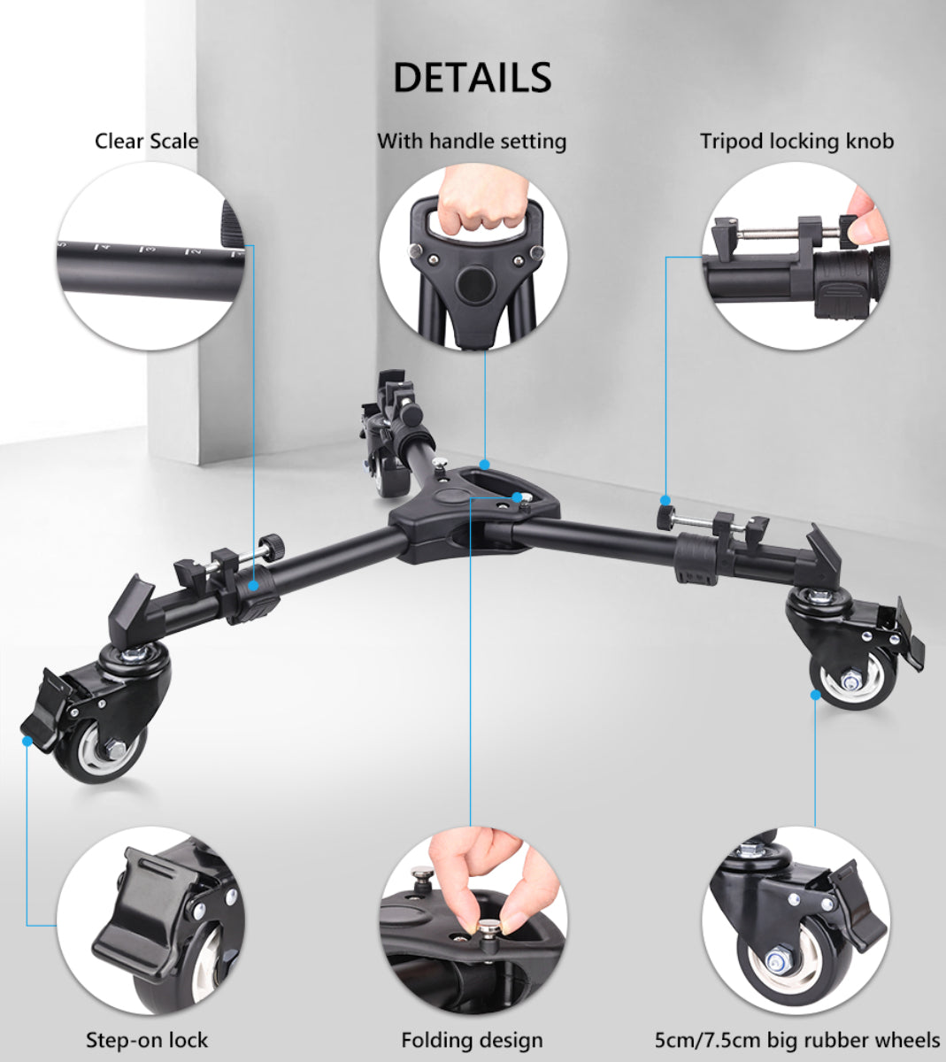 Chariot pour trépied avec pieds réglables INNOREL TD1L