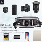 INNOREL CB0635 DSLR Travel Waterproof Camera Sling Bag (Only Canada has inventory)