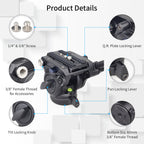 Australia Used Carbon Fiber Camera Tripod INNOREL RT80C+F60