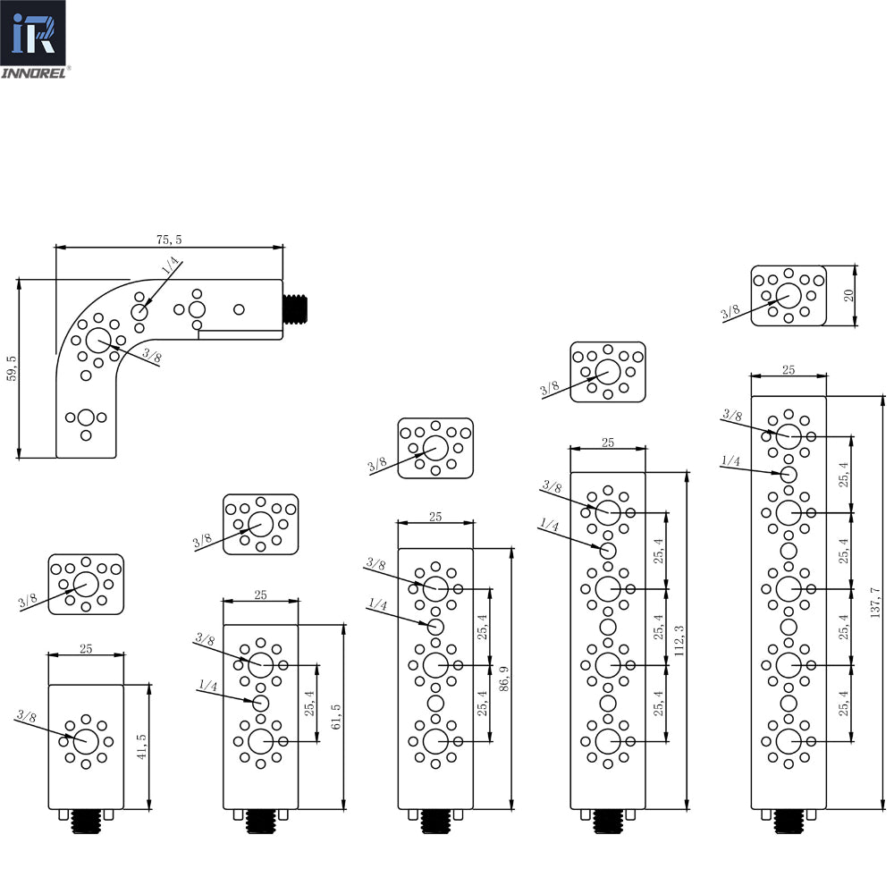 INNOREL CB2L ARRI Positioning Top Handle Extension