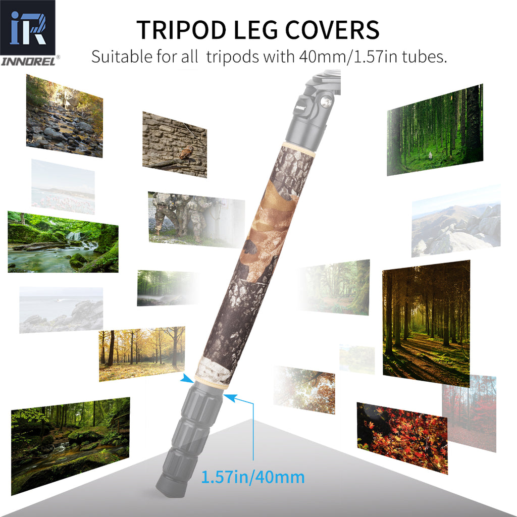 INNOREL tripod leg covers TS40M suitable for all tripods with 40mm/1.57in tubes
